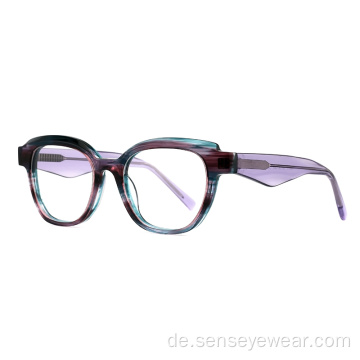 Frauen Vintage Design Devel Acetat Rahmen optische Brille